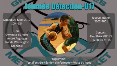 Le GAMB organise une journée de détection pour les U17